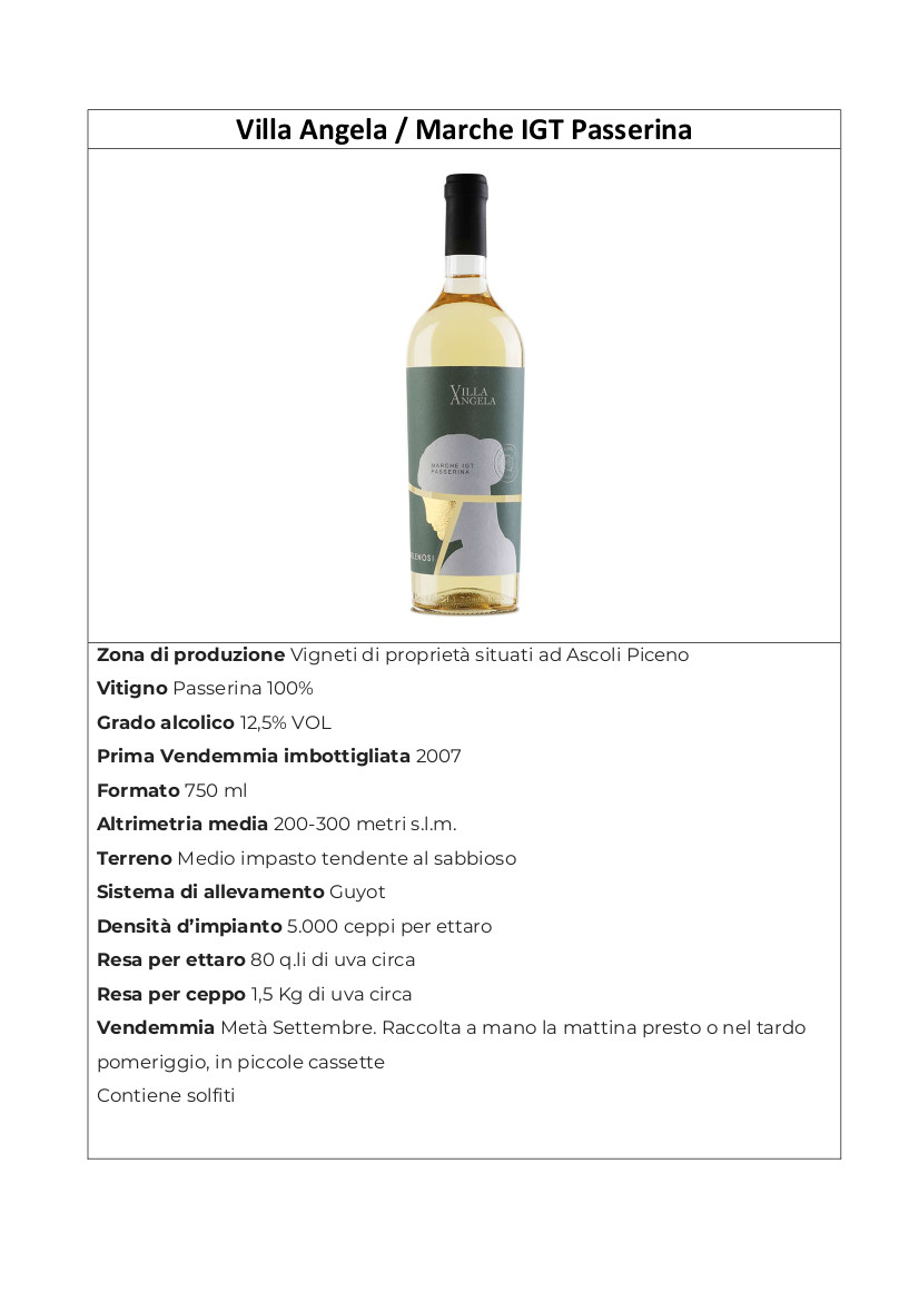 Villa Angela Marche IGT Passerina Velenosi - immagine 4